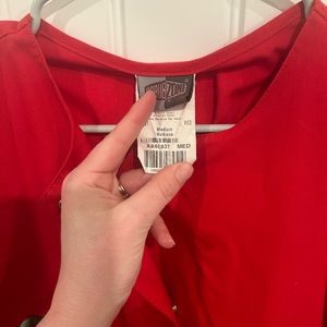 Red lab jacket Landau